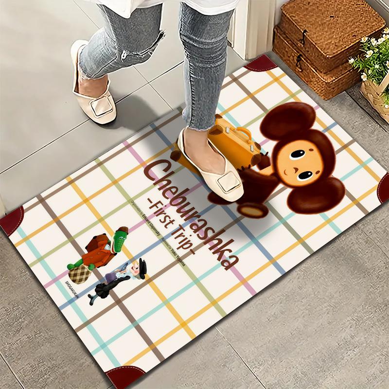 Cheburashka Carpet Rug for Living Room Bedroom Home Sofa Decoration,Kids play Nonslip Floor Mat