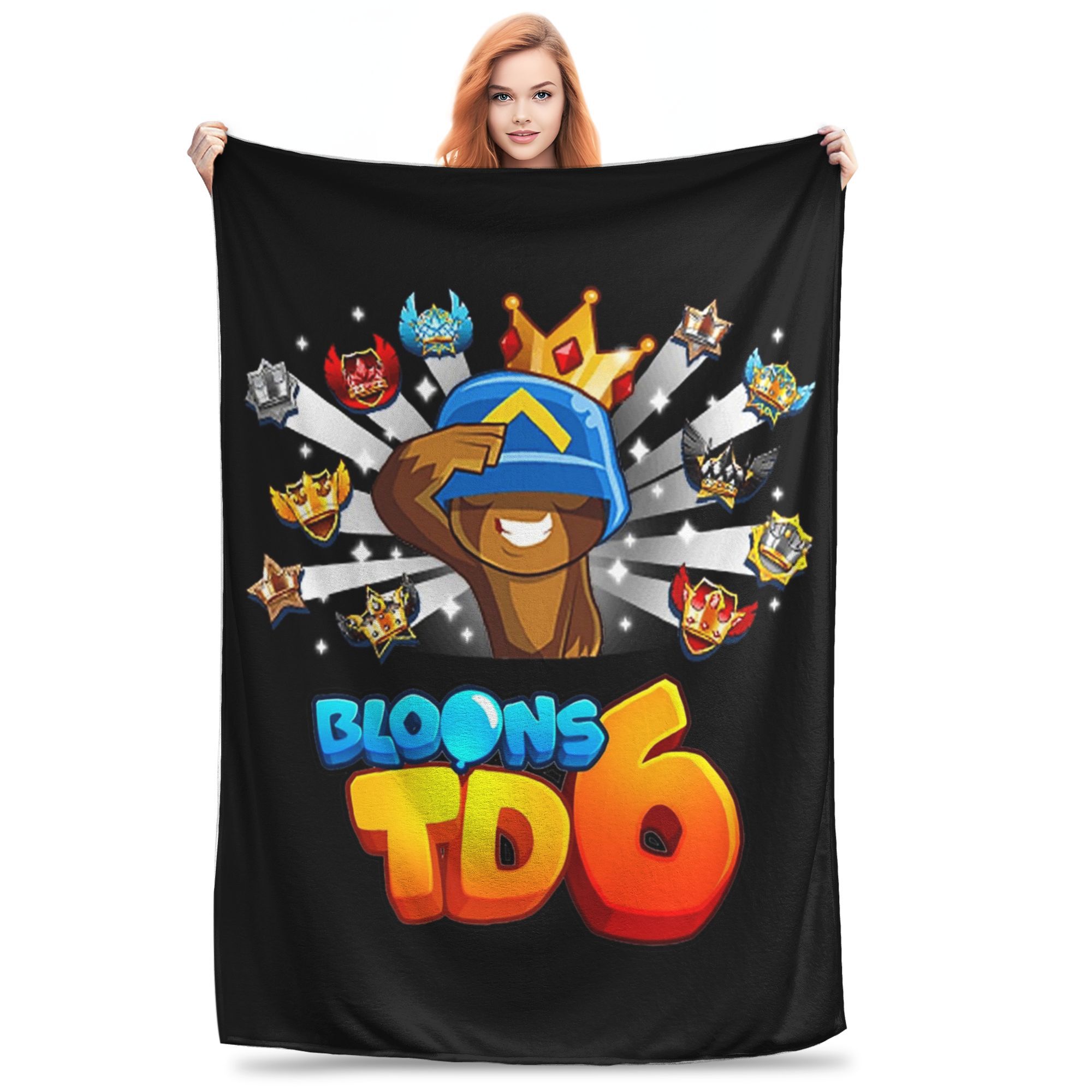 

Flannel Throw Blanket Bloons Td 6 For Kids Blankets Soft Bedspread Warm Plush Blanket for Bed Living room Picnic Travel Home 30x40in