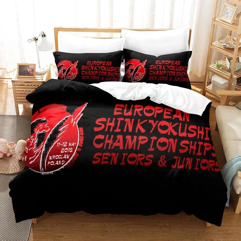 

Karate Bedding Set 2 3pcs Down Duvet Cover Single Twin Size Quilt Home Textile Bedroom Decor 70x133cm 2pcs
