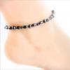 Magnet Black Anklet Bracelet Gallstone Hematite Chain Bracelet Foot Chain for Women