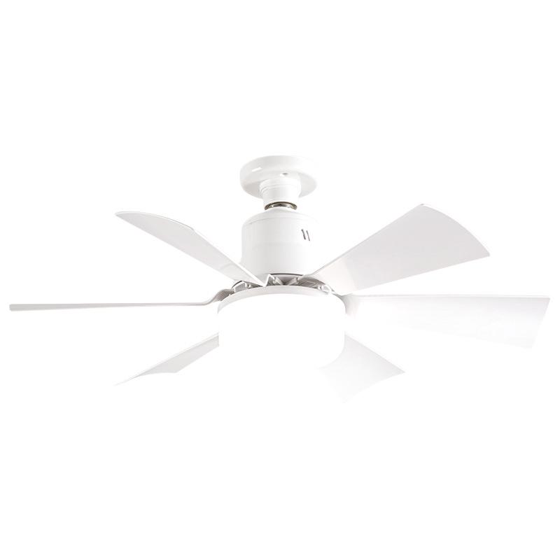 2024 E27 Ceiling Fan Light with Removable Blades for Bedroom and Living Room