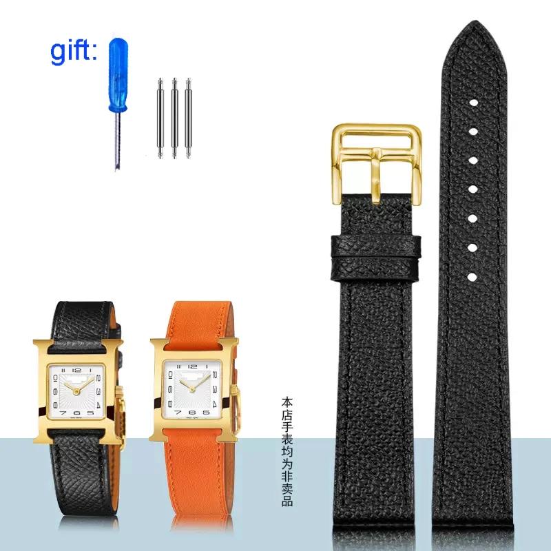 Классический ремешок для часов из натуральной кожи подходит для часов Hermes 14/16/18/20 — фото 20