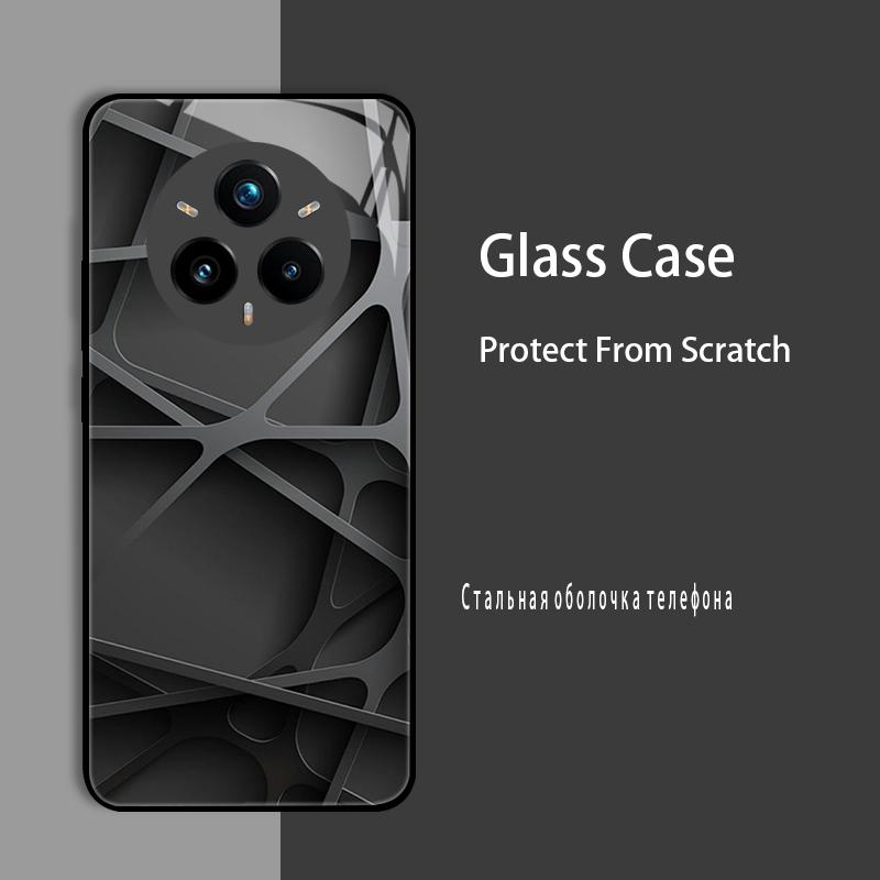 For Realme 14 Pro Plus Case Cover Tempered Glass Case Hard Coque Bumper For Realme 14X 13 Plus 12 Pro Plus GT7 Pro Protect Case