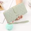 Solid Color Student Wallet Minimalist Long Clutch Bag New Women's Wallet  Card Holder