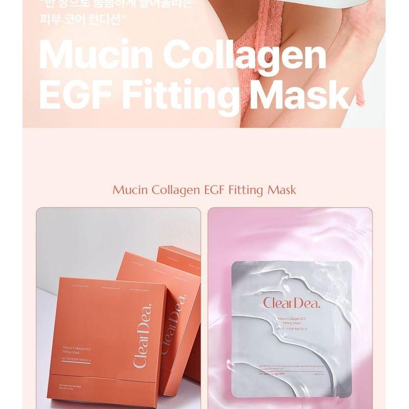 ClearDea - Mucin Collagen EGF Fitting Mask Set