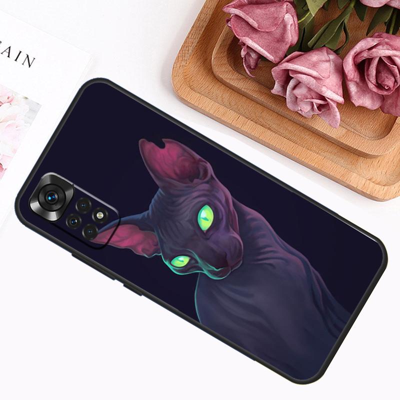 Sphynx Sphinx Cat Case For Xiaomi Redmi Note 14 Pro 13 12 11 9 10 9S 10S 11S 12S Redmi 14C 13C 10C 12C Cover