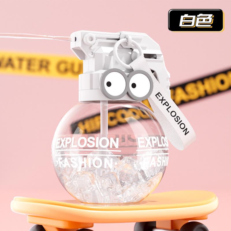 

Детский маленький водяной пистолет с изображением астронавта, мультяшный, летний, игровой, водяной пистолет с водяным распылителем, детская игрушка для трансграничных перевозок белый