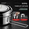 Zhi Shi Stainless Steel Double-Layer Round Lunch Box