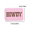 Hats Jeans Sew /Ironing Patch Square Cartoon Letter /Slogan Embroidered Diy Iron On Patches For Clothing Backpack Jackets Badges 