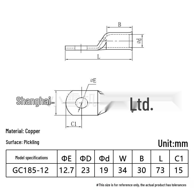 GC Flared Copper Tube Terminal 10-400 Sqmm Cable Connector Lug