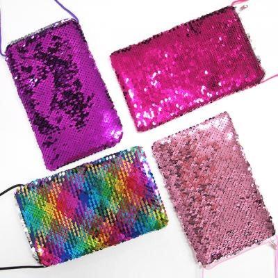 Sequined String Pouch