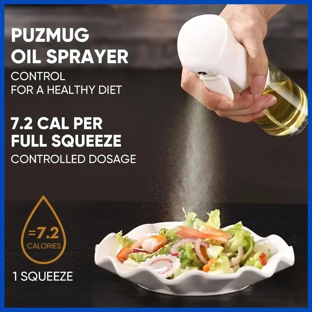 Kitchen Oil Spray Bottle Cooking Olive Oil Sprayer 200300500ML Pneumatic Spray Bottle Fitness Barbecue Spray Oil Dispenser