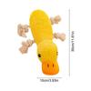 Dog Toys Plush Duck Shape Interactive Game Cute Animal Plush Toys For Travel Indoor Playtime Enrichment Home Boredom Reduction