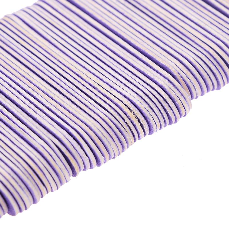 100Pcs/Lot 6Cm Mini Nail Files Art Tools Artificial Sander Paper Buffers Disposable Cuticle Remover Buffers Slim Crescent Grit