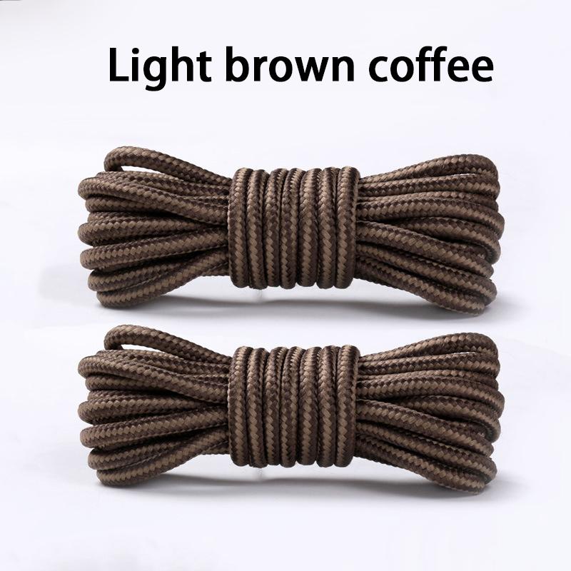 2 Pair NEW Heavy Duty Round Boot Laces Durable Striped Shoelaces for Hiking Work Boots Outdoor Sports Sneaker Shoe Laces