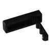 Zinc Zinc Zinc Alloy Hidden Robe Hook Wall Hanging Matte Black Towel Hanger Clothes Hooks  Bathroom