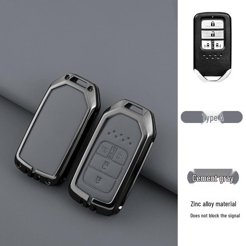 Stylish Metal Car Key Case for XRV, Fit, Vezel, URV, Fengfan, Xiangyu - Personalized Luxury Remote Shell Cover