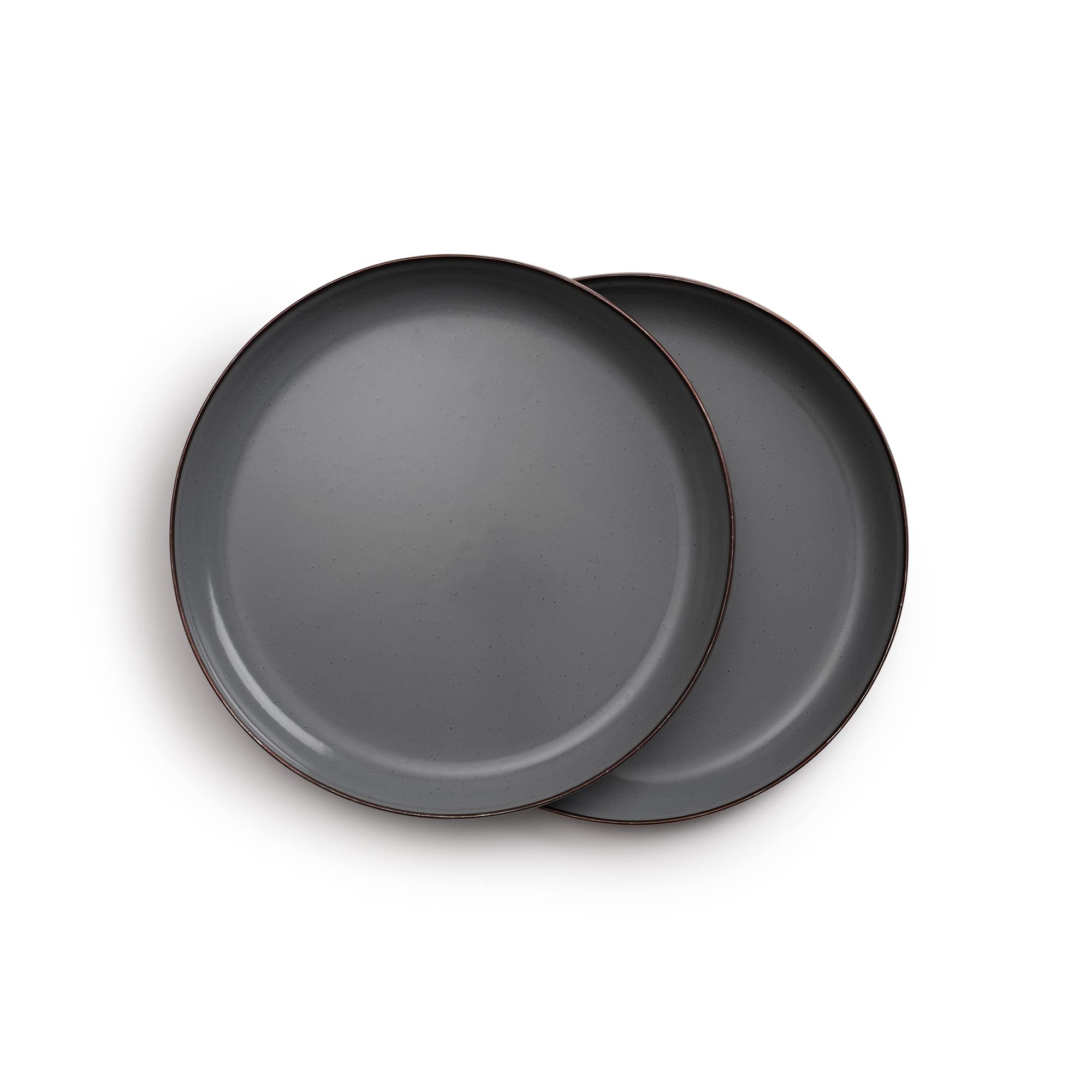 

BAREBONES Enamel Set of Stone Blue Japanese Plates, 2, [Official Distributor]