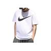 Nike Logo Print Crew Neck Short Sleeve T-Shirt Men Tops White BV0628-100