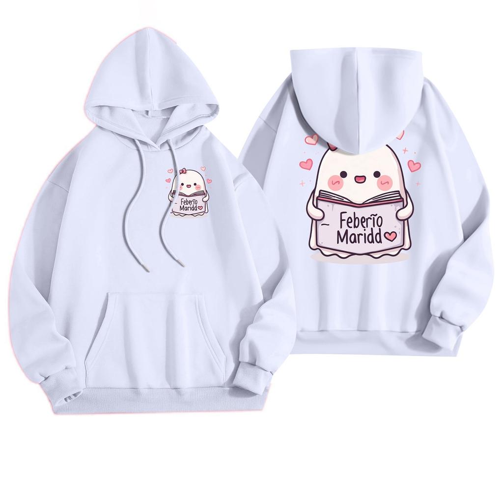 Women's Casual Fashion Halloween Printed Leisure Hooded Sweatshirt With Pockets