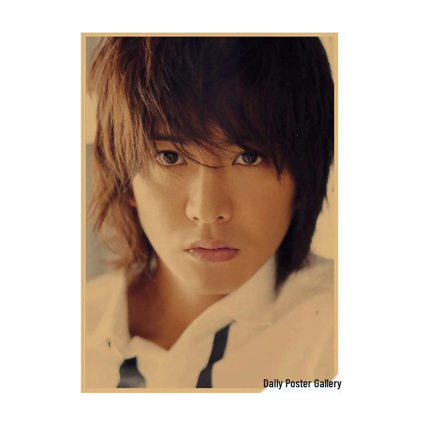 Takuya Kimura Japanese Star Kraft Paper Poster Decor for Dorm, Bar, or Cafe - 585