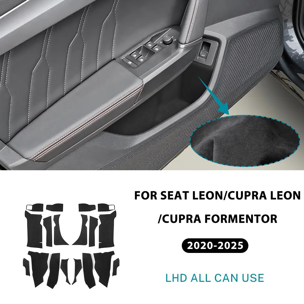 

Наклейка на карман двери автомобиля (передние и задние) Для Seat Leon MK4 Cupra Leon Cupra Formentor 2024 2025 Отделка салона Left Hand Drive