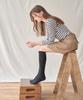 Lullulella [4-Pack] Basic Plain Knee Socks