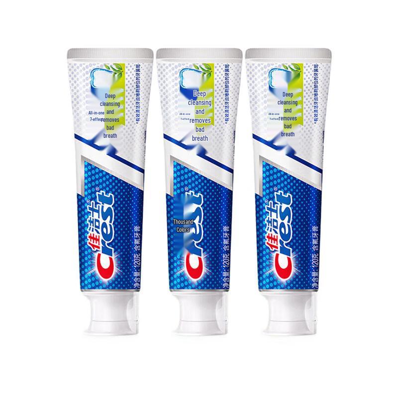 

Crest All-in-One 7-Effect Deep Clean Toothpaste with Tissues Bundle
