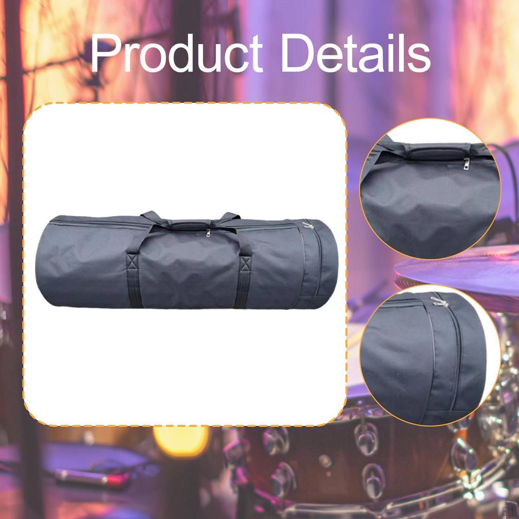 Drum Hardware Carry Bag, Accessory Portable Oxford Cloth Waterproof Carrying Case with