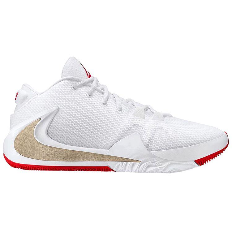 Nike Zoom Freak 1 EP Rosen Herren Sneaker Weiß Metallic-Gold BQ5423-100