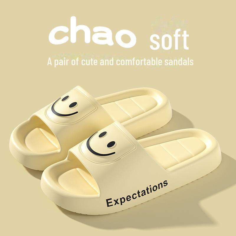 Women's Non-Slip Deodorant Summer Slippers - Soft Indoor Sandals for Couples