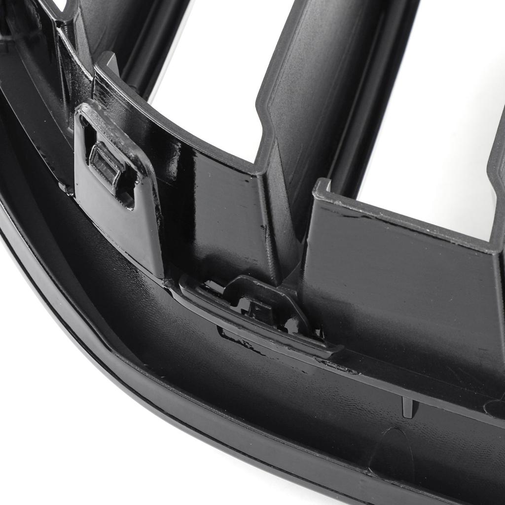 Gloss Black Front Grill Grille W/Camera Fit BMW 5-Series LCI G30 G31 2021-2022