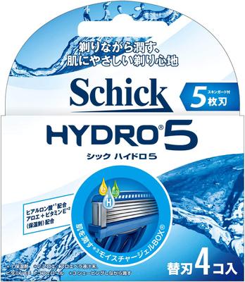 Schick 5 Blades Hydro 5 Ersatzklingen 4 Stück Rasierer Herren