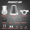 Motorcycle Chrome Air Cleaner Filter System Intake Kit For Harley Sportster XL 883 1200 48 72 Roadster Custom Super Low Iron