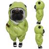Yousheng 1/4Pcs Dog Figurines Doll Halloween Resin Ornament Standing Puppy Toy Outdoor Decor Fairy Garden Accessories
