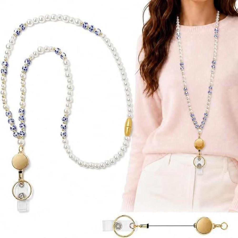 Detachable Mobile Phone Beaded Lanyard Waterproof Mobile Phone Lanyard Office
