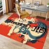 1pc. Abstract Electric Guitar Art Print Poster for Home Decor, Office Carpet, Chair Cover, Outdoor Rug Gift Ideas