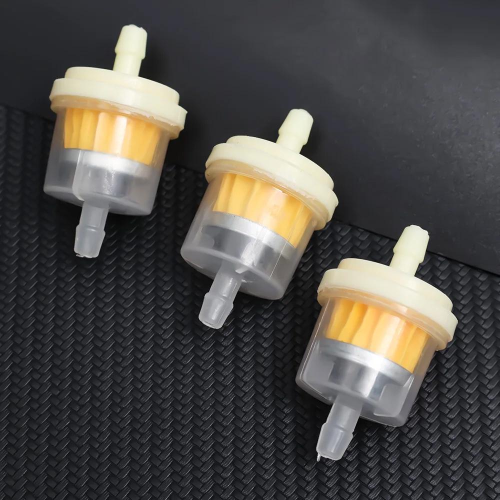 6/1pcs Universal Gasoline Gas Fuel Gasoline Oil Filter for Motorcycle Moped Scooter Motocross Gasoline Fuel Filter Accessories