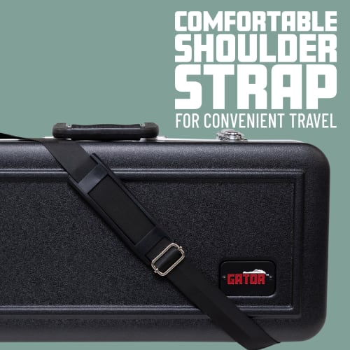 GATOR Andante Series Hard Case for Alto Saxophone, ABS Exterior, GC-ALTOSAX-23