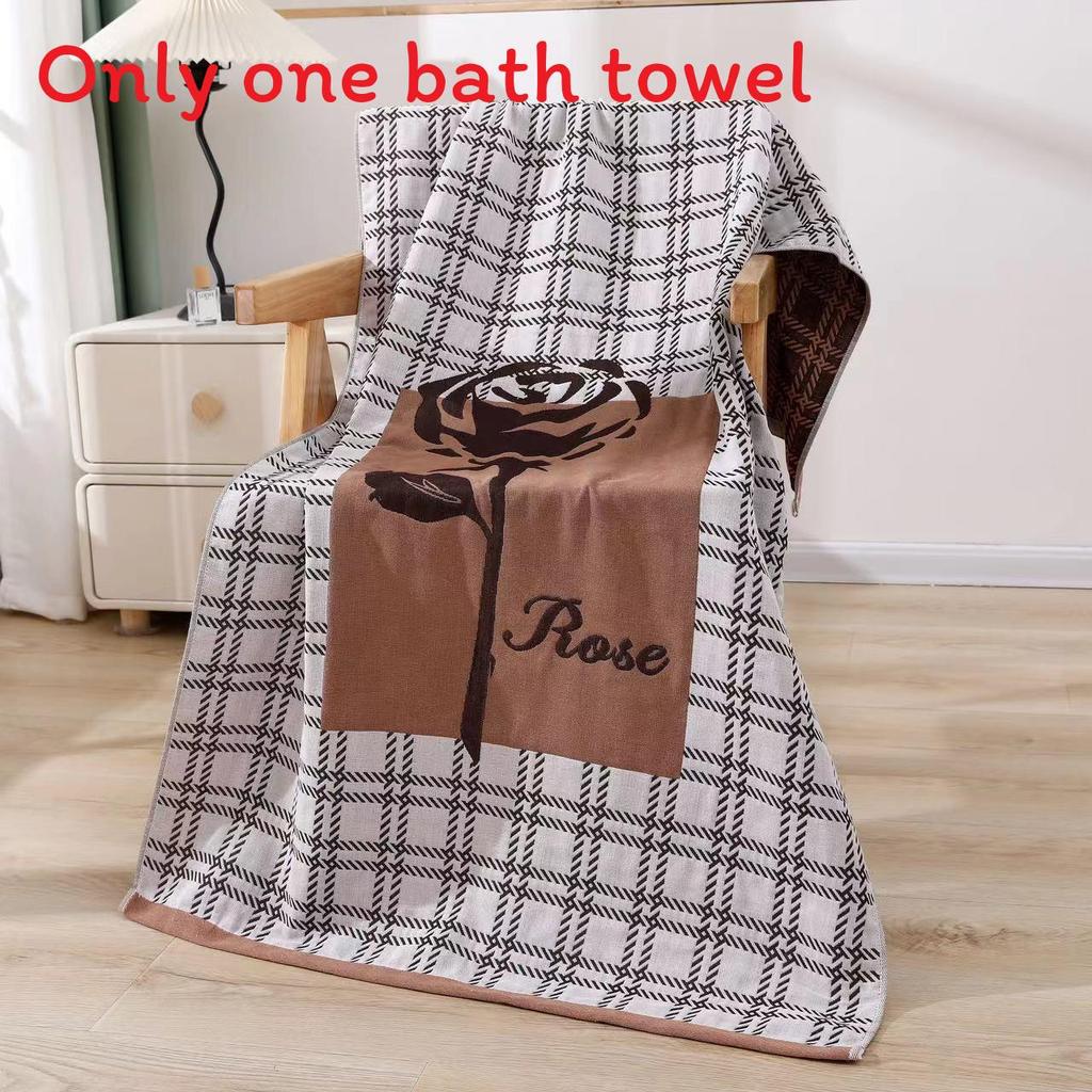 Cotton Bath Towel With Absorbent Quick Dry Fabric For Couples Home Use