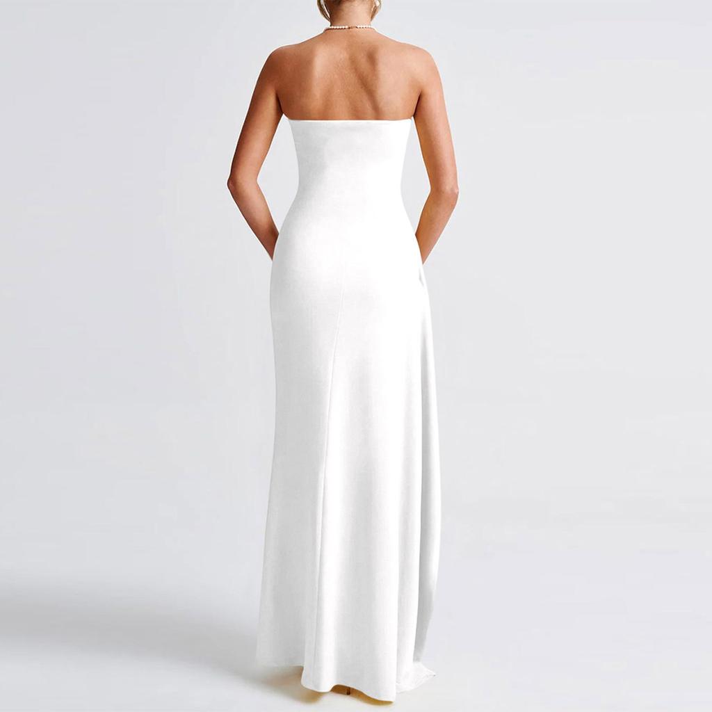 Women's Fashionable Off-the-shoulder Strapless Dress