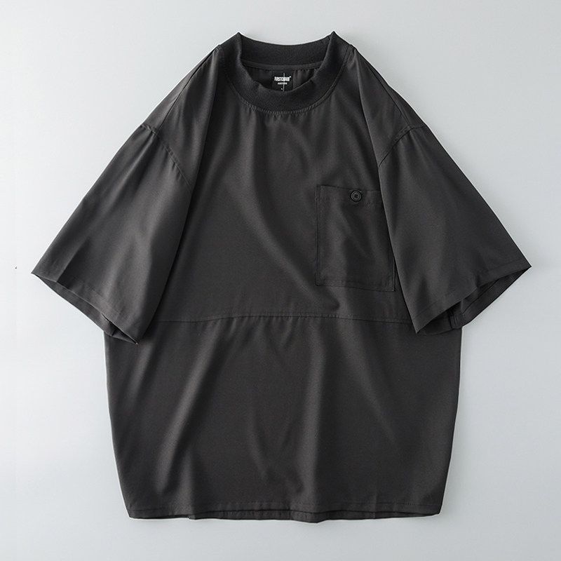Trendy Retro Men's round Neck Export Short Sleeve T-shirt