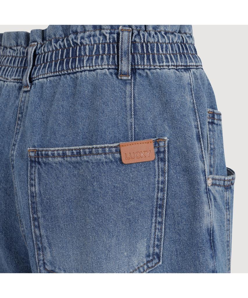 LUCKY CHOUETTE Waist Banding Denim Pants (Blue)_Lfpds25290Bux