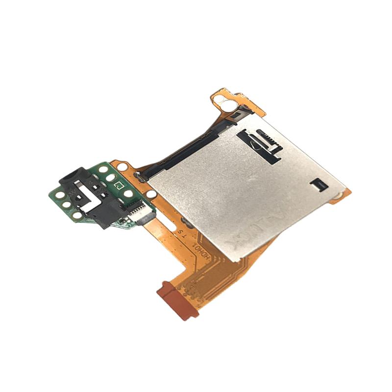 1 Set Replacement Part New For Nintend Switch Lite Game Card Slot Reader With Headset Headphone Audio Jack Socket Board