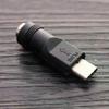 Hot Sale 1PC DC Power Adapter Converter 5.5x2.1mm Female Jack to USB Type C Male Connector