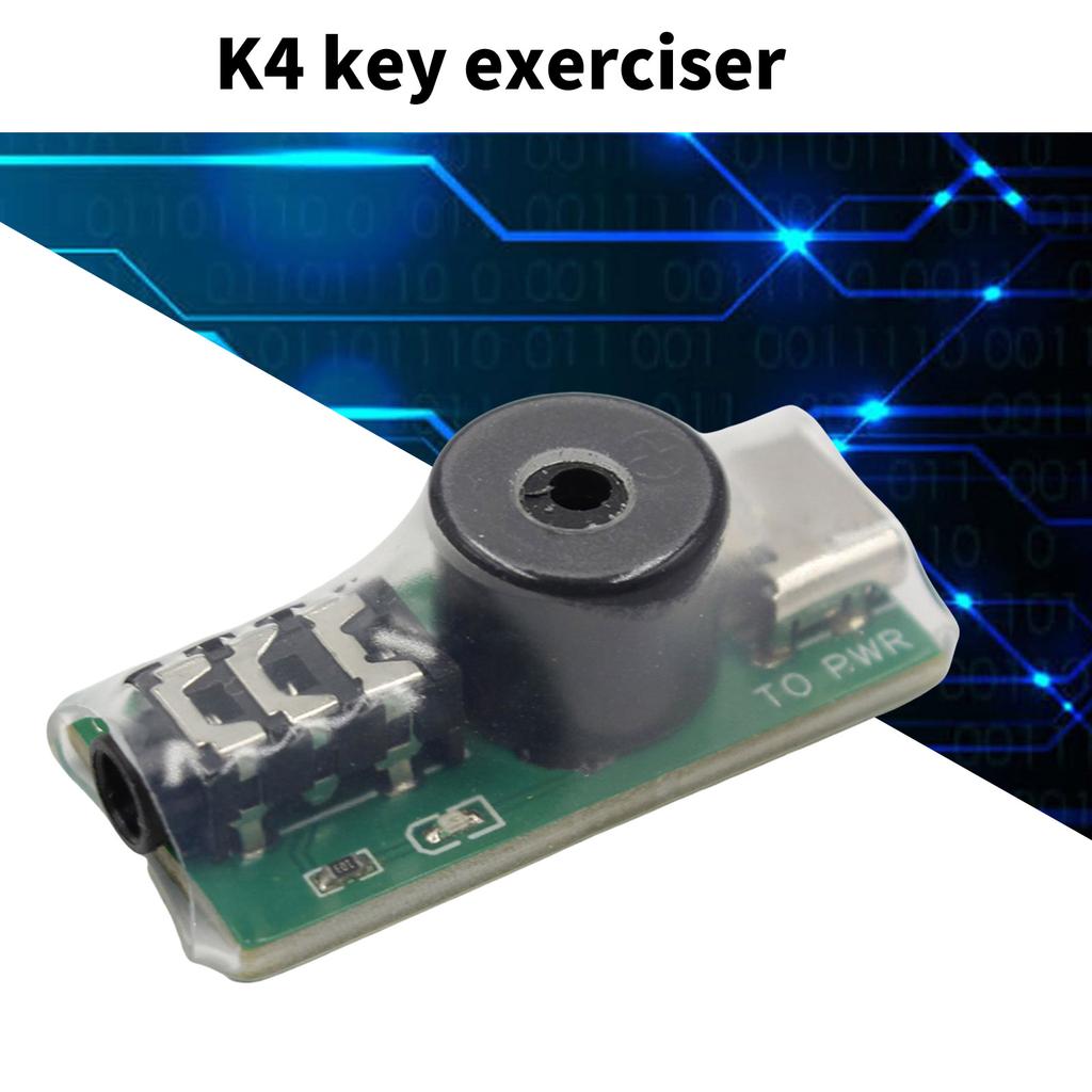 Kompakt Morse USB C Nøkkeltrener CW Morsekode Øvelsesoscillator Med Type C-port For Enkel Lading Og Bærbar Bruk