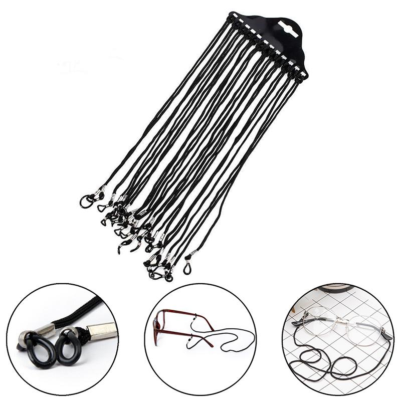 12/24/36 Pcs Black Nylon Cord Glasses Lanyard Eyeglass Holder Sunglass Eyewear Reading Glasses Neck String Strap