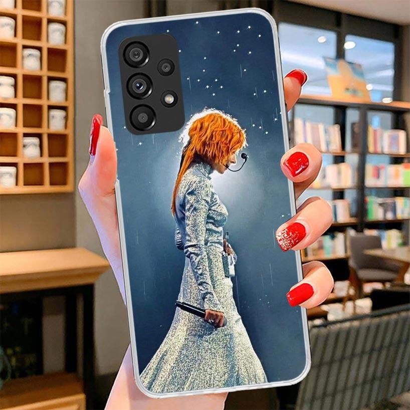 Mylene Farmer Phone Case For Samsung Galaxy A12 A22 A32 A52 A72 A02S Phone Case Note 20 Ultra 10 S10 Plus A51 A71 A50S A20S A10S