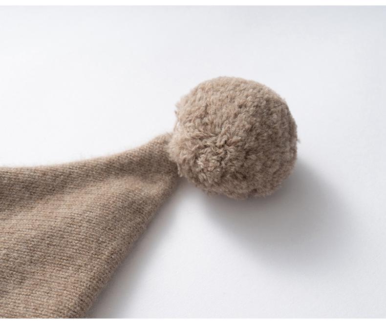 Women's Cashmere Knit Hat & Scarf Set - Stylish, Versatile, Warm Neck Protection Accessory
