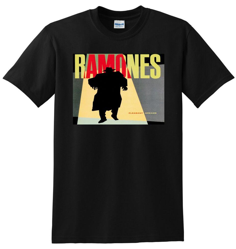 ФУТБОЛКА THE RAMONES приятные сны винил обложка cd МАЛЕНЬКИЙ СРЕДНИЙ Унисекс Футболка S